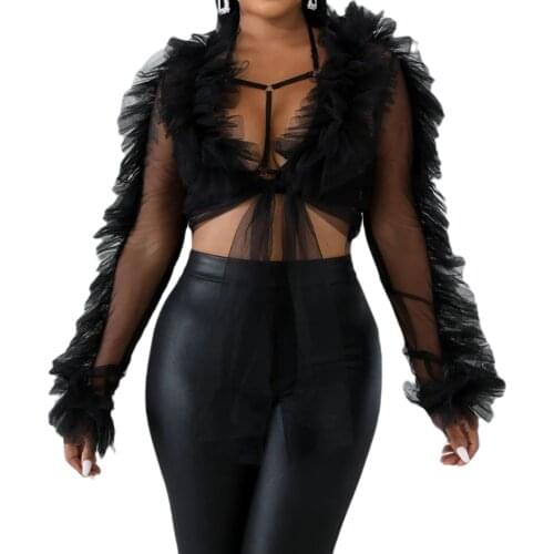 Goocheer Black Blouses
