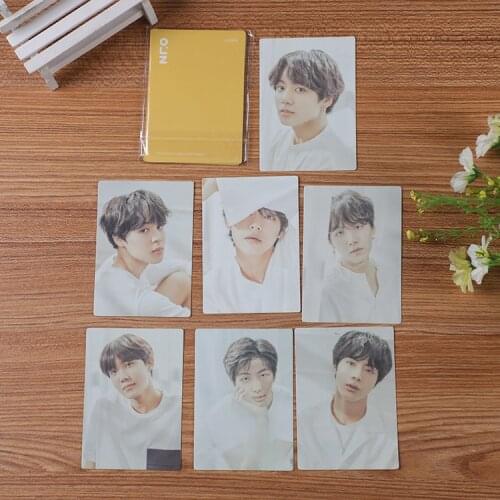 KPOP Bangtan Boys Map Of The Soul 7 LOMO Card Double Sides Photo card JUNG KOOK JIMIN JIN SUGA J-HOPE Fans Collection 7*10CM