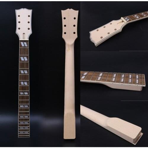 L2 Maple Electric Guitar Neck 22Fret 24.75inch Rosewood Fretboard Unfinished #L1