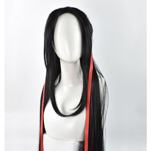 Grandmaster of Demonic Cultivation Young Wei Wuxian Yiling Patriarch Cosplay Wig Chinese Anime Magic Ancestors Cosplay Long Hair