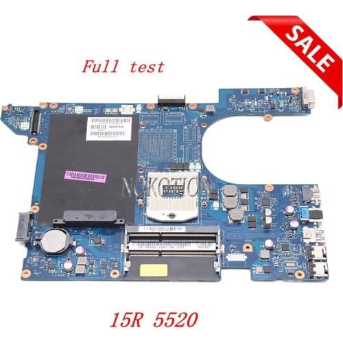 NOKOTION For Dell 15R 5520 laptop motherboard CN-0N35X3 0N35X3 LA-8241P Mainboard HM77 UMA DDR3 full tested