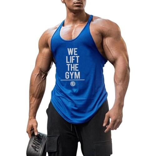 Muscleguys Gym Tank Tops Men Cotton Sleeveless Tanktops For Men Bodybuilding Clothing Sports Undershirt Fitness Stringer Vest