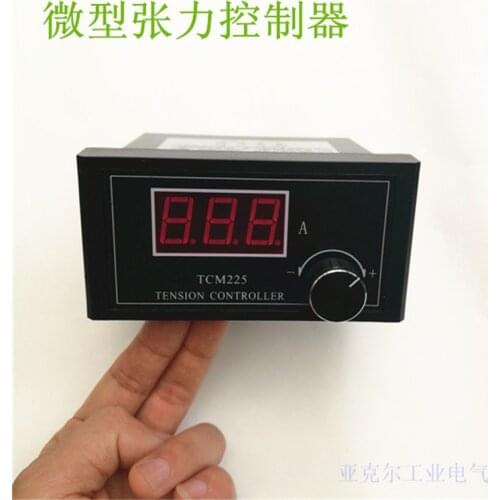 Miniature tension controller TCM225 Controller manual magnetic powder tension regulator clutch brake laminator 24