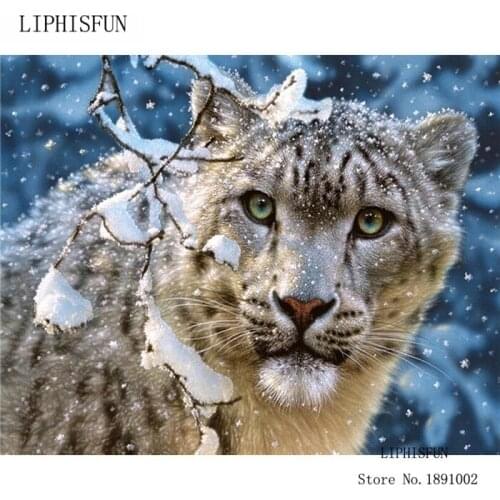 2016new Arrival 5d Diy Diamond Painting Cross Stitch Diamond Embroidery Tiger Square Drill Full Embroidery Home Decoration