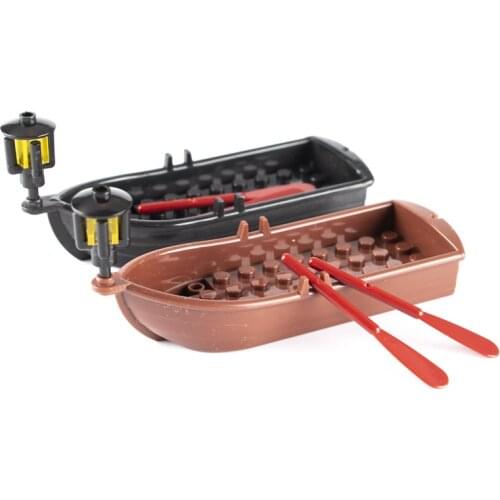 Medieval Pirate Ships Model Building Block Military Soldiers Figures Boats Blocks City Parts Accessory Blocks Toys for Children