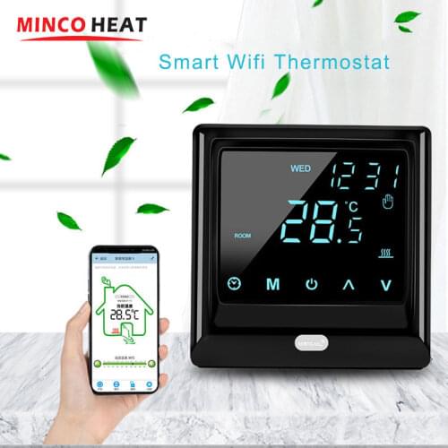 Thermostat LCD Programmable Electric Digital Floor Heating Room Air WiFi Thermostat Warm Floor Heating Controller Instrument