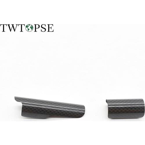 TWTOPSE 4.5g Carbon Bicycle Protective Gear For Brompton Folding Bike Rear Triangle Frame Carbon Protector Guard Protector Pad