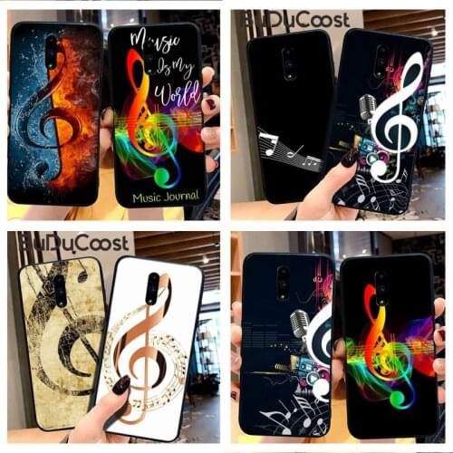 Riccu Musical note pattern Phone Case For Redmi Note 8 8A 7 6 6A 5 5A 4 4X 4A Go Pro Plus Prime