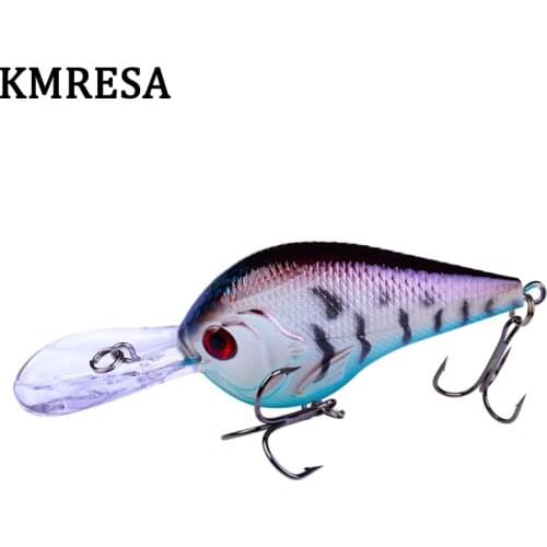 KMRESA 1pcs 9.5cm 10g Crankbait fishing Wobbler Artificial Crank Bait Bass Fishing Lure pike trolling pesca carp Fishing Tackle