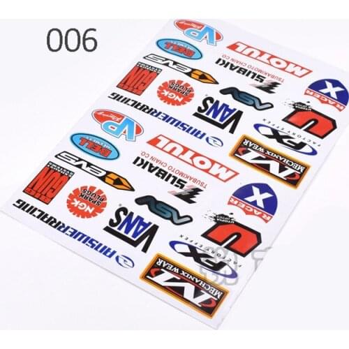 2Pcs Sticker 44x30cm/31x22cm Car Shell Decorative Personality Stickers for 1/10 1/8 RC Crawler Car Models Monster Buggy Airplane