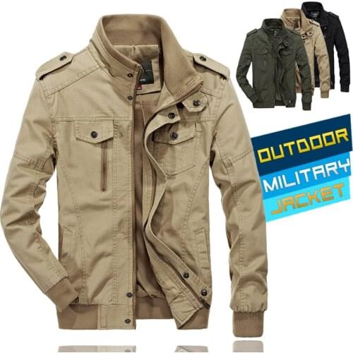 2021 New Men Military Army Jacket Spring Autumn Man Cotton Bomber Pilot Jacket Plus Size Jacket for Men fashion 4XL,5XL,6XL