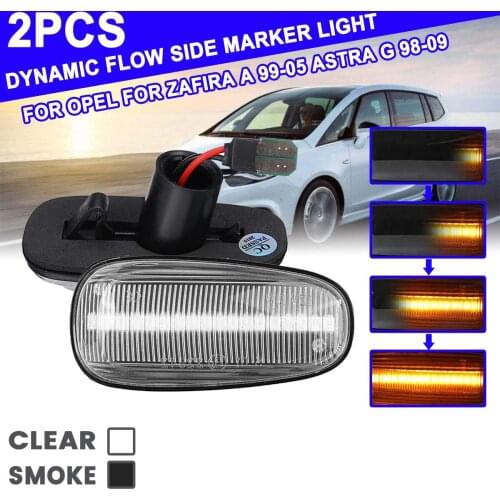 2x Signal Lamp Led Side Marker Day Light Side Indicator 12V Panel Lamp Side Repeater for Opel for Zafira A 99-05 Astra G 98-09