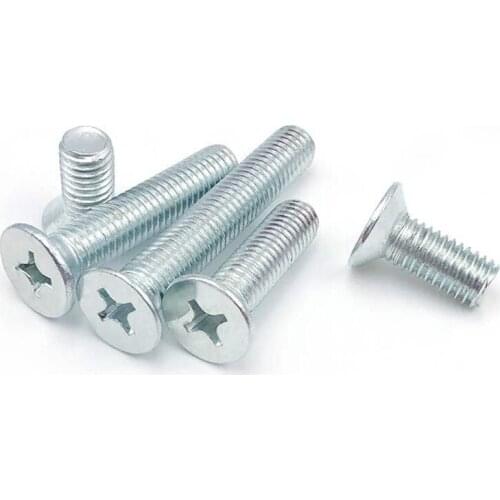 5pcs M10 flat head phillips PH screw furniture screw fasteners bolt countersunk head screw machine screw 16mm-80mm length
