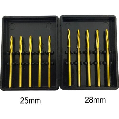 5pcs Dental Tooth Extraction Burs High Speed Drills Tungsten Steel Carbide Burs Bits Dentistry Materials