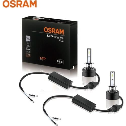 Osram LED H1 12V 25W HL XLZ Pro Car Headlight 6000K Cool White LED Original Genuine Bulb Brightness Increase +50% (2 pcs)
