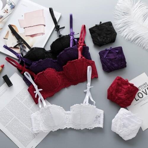Female Sexy Bra Sets Lace Comfortable Brassiere Women Set Embroidery Lingerie Bras Set