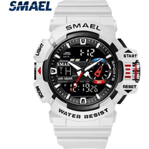 SMAEL Brand Waterproof Men Sports Watches Men Analog Quartz Clock Military Watch Male Watch Mens 8043 relogios masculino
