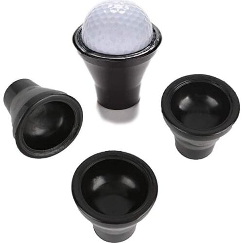Black plastic mini golf ball picker up cup Suction Cup Putter Grip Golf Accessories Sucker Retriever