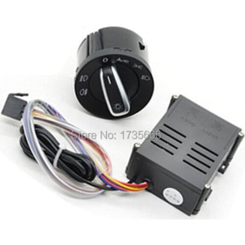 Auto Head Light Sensor With Headlight Switch For VW Polo Golf 4 Jetta MK4 Amarok Passat B5