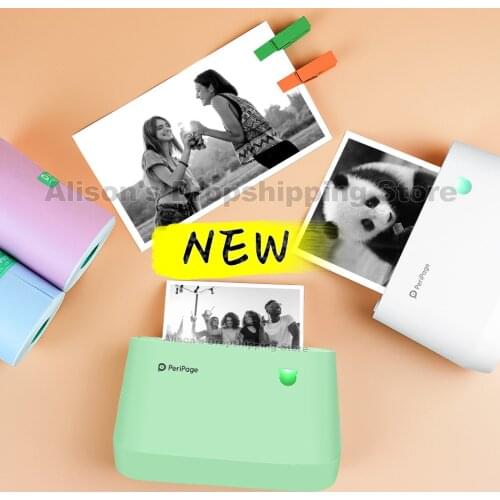 A9 PRO Peripage Photo Printer 80mm Thermal Pocket Mini Printer Bluetooth Wireless Portable Label Printer for Mobile Phone PC