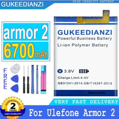 GUKEEDIANZI Ulefone Armor 2 Phone Batteries China
