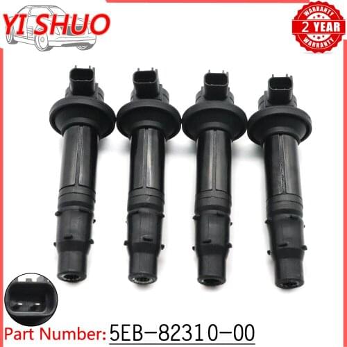 YiShuo 5EB-82310-00-00 Original Quality Ignition Coil Kit For Yamaha YZF R6 1999 2000 2001 2002 5EB823100000 F6T549