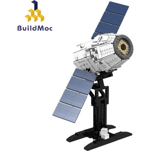 Space Station Saturn Dragon Rocket Building Blocks City Shuttle Satellite Astronaut Figure Man Bricks Set Children Toys Gift