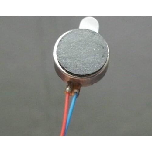 Mini Flat Vibrator DC 3.7V-5V Button Type Internal Vibration Motor Brushless Voice Coil Vibrator Long Life for Phone Smart Watch