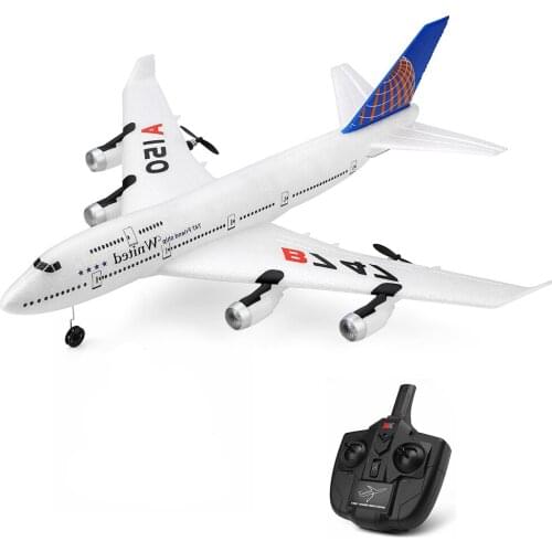 XK A150 RC Airplane Airbus B747 Model Plane 2.4Ghz 3CH RC Fixed-wing EPP Remote Control Airplane RTF Toy For Kids