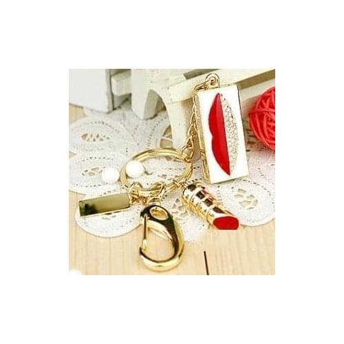 Fashion Jewelry Kiss Hickey USB Flash Drive 16GB 32GB 64GB USB Creativo 2.0 Flash Memory Stick Pen Drive 1TB 2TB Pendrive Gift