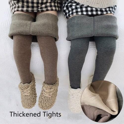Baby Boys Clothes High Children Tights Thickend Girls Infant Pantyhose Cotton Pants Kids Winter Cute Stockings Warm Panty 3-12t