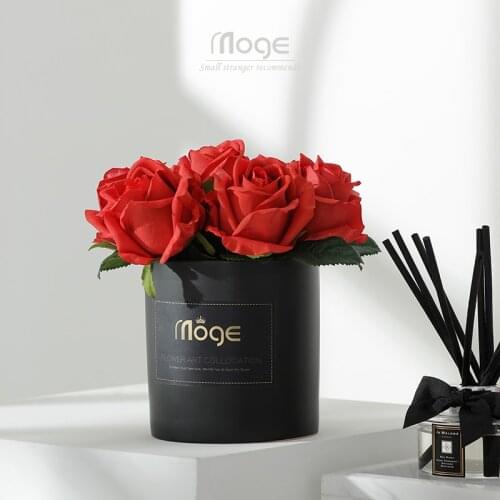 Valentines Day Gift Simulation Moisturizing Rose Home Table Floral Decoration Teacher Holiday Decoration Flower Decoration
