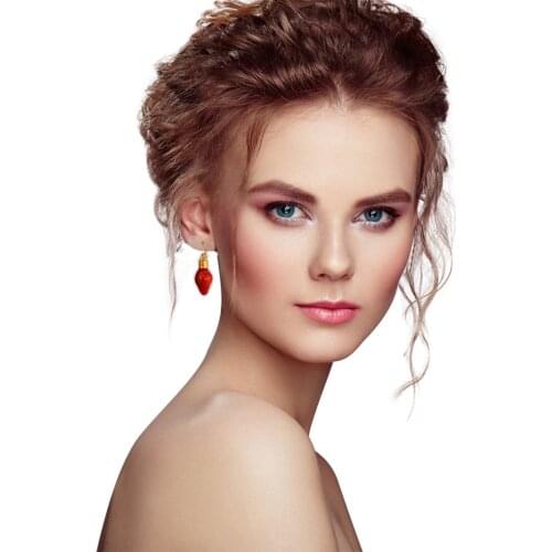 Christmas Series Jewelry Alloy Plating Colorful Elegant Fashion Dangle Earrings Set make you more charm drop shipping