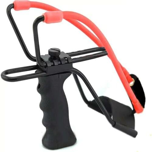 Powerful Thunderstorm Stainless Steel Slingshot Catapult Hunter Wrist Support Sling Shot Outdoor Hunting