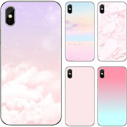 Silicone Phone Skin Case Pastel Pink Wallpaper For Xiaomi mi Redmi Note 3 4 4X 5 6 7 8 8t 9 9s 9t 10 pro lite