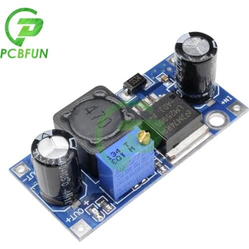 Ultra-Small DC DC Buck Step Down Module Power Supply LM2596 DC Converter 3.2v-35V to 1.25-30V Adjustable Voltage Regulator Board