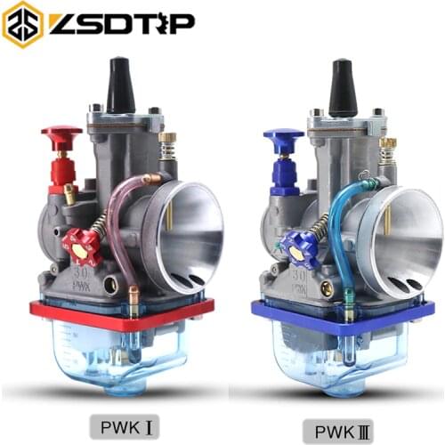 ZSDTRP Universal Blue PWK 28 30 32 34mm Motorcycle Carburetor For Suzuki Yamaha Honda KTM ATV Quad scooter Dirt bike For Keihin