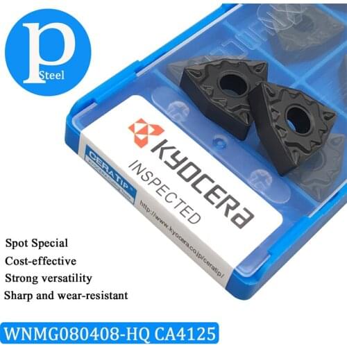 10PCS WNMG080408 HQ CA4125 Tungsten Steel Blade High Quality WNMG 080408 CNC Lathe Cutting Blade Cemented Carbide Turning Insert