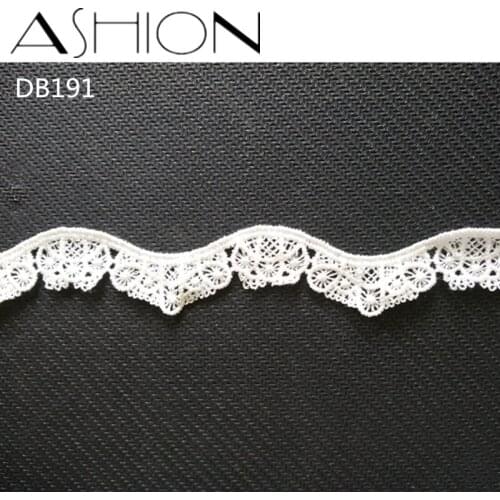 10 yards 25MM white Embroidered net Lace Fabric DIY skirt hem Dance costumes Garment Accessories lace trim Sewing Craft LP-DB191