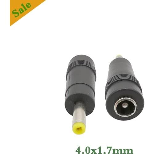 2/5/10Pcs 4.0mm x 1.7mm DC Solder Type Plug Jack Connector DC 5.5x2.1mm to 4.0x1.7mm Male Plug Power Chargering Socket Adapter