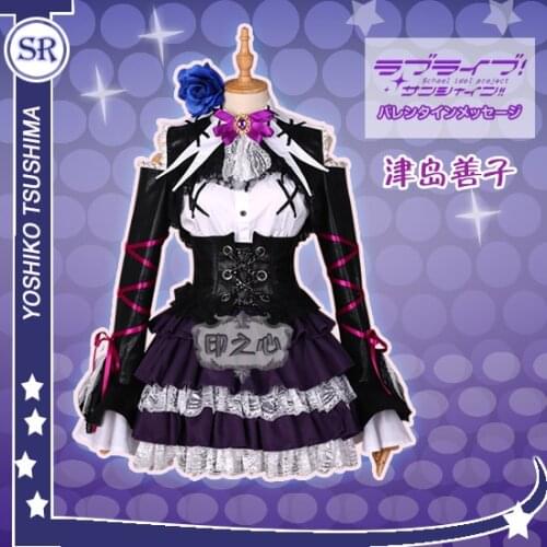 2017 Anime Love Live Sunshine Tsushima/Mari/Sakurauchi GK Rock Concert Cosplay Costume SJ Uniform For Halloween Free Shipping