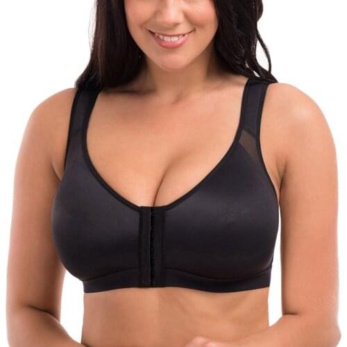 3PCS/2PCS Women Posture Corrector Lift Up Bra Front Buckle Cross Back Bra Underwear Shockproof Sports Support Fitness Vest Bras