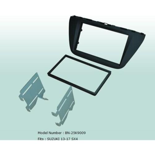 Car Fascias Double Din Radio Audio Panel Fascia Dash Frame Kit For Suzuki SX4 2013 2014 2015 2016 2017