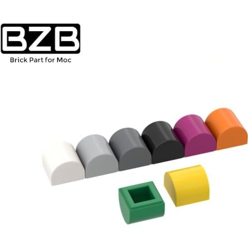 BZB MOC 49307 1x1 Smooth Curved Brick Creative High-tech Building Block Model Kids Toys Boys DIY Brick Parts Best Gifts