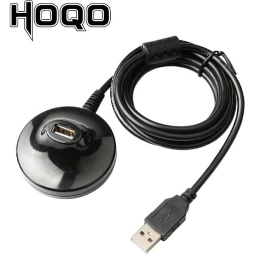 Usb extension dock Docking Station USB 2.0 A Male to Female M/F Sync Data Charge Cable Cord with Desk station 1.5m Black