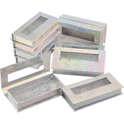 Eyelash Boxes Wholesale Eyelash Packaging Box Custom Logo Lash Boxes Packaing Faux Cils 25mm Mink Eyelashes Package Case Vendors