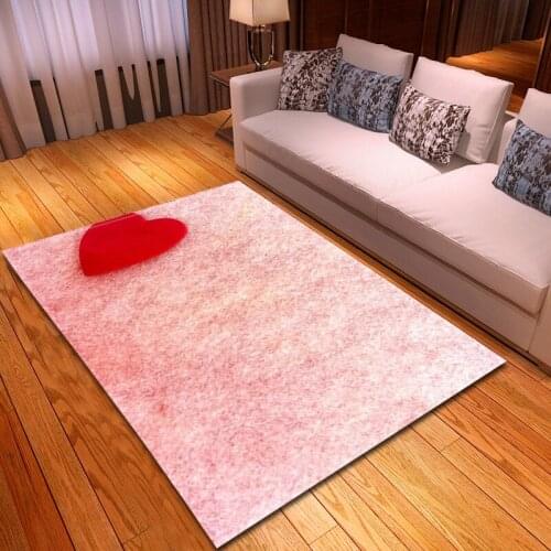 Heart carpet Valentines Day Living Room bedroom rug pink Foyer Kitchen Floor Mat parlor hallway soft baby lover rug customized