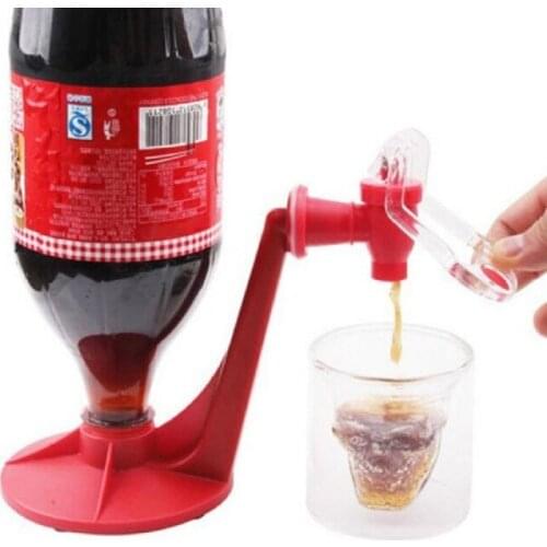 Mini Upside Down Drinking Fountains Fizz Saver Cola Soda Beverage Switch Drinkers Hand Pressure Water Dispenser Automatic