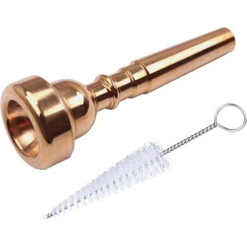 Trumpet Mouthpiece With Cleaning Brush Set Trumpet Mouthpieces Maintenance Cleaning Care Kit Musical Instrument Kit