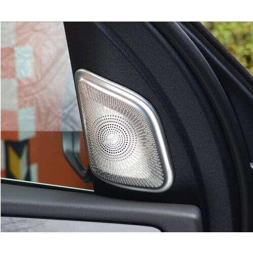 Car Aluminum Alloy Speaker Tweeters Cover Trim Accessories for Mercedes-Benz GLE GLS Class W167 X167 2020